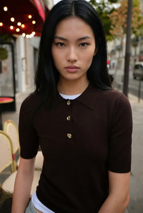 Knit Polo Shirt