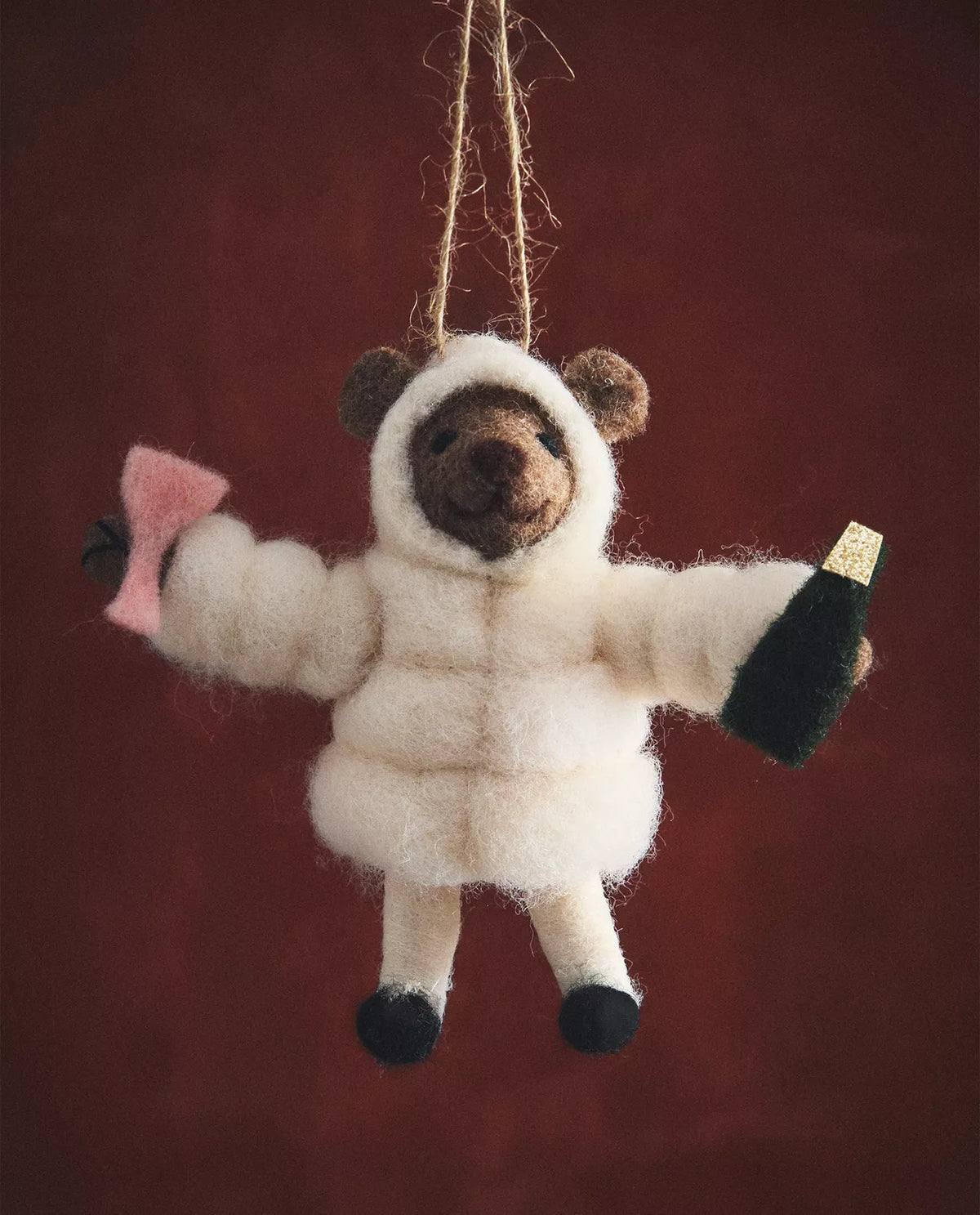Wool Ski Bear