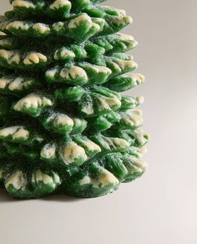 Snowy Tree Candle