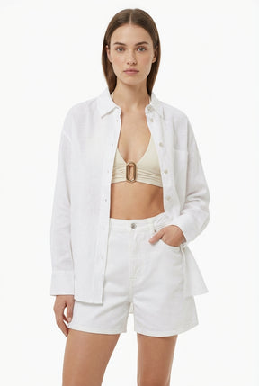 High-Waist Mom-Fit Shorts