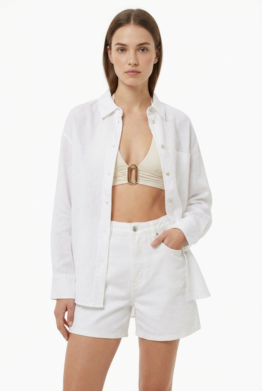 High-Waist Mom-Fit Shorts