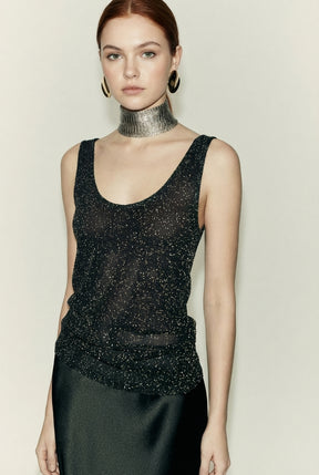 Metallic Thread Blouse