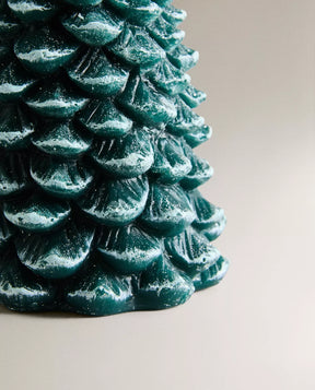 Snowy Tree Candle