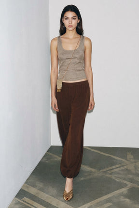 TEXTURED METALLIC TOP