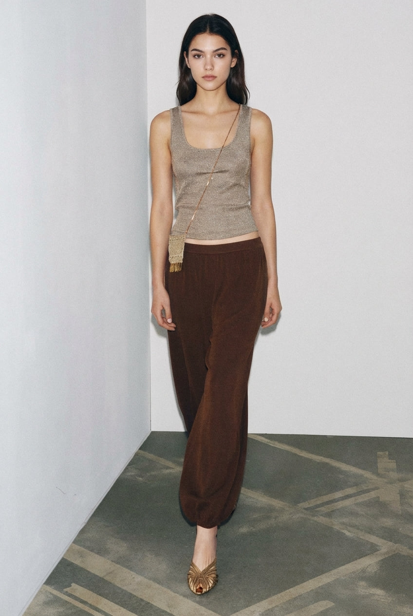 TEXTURED METALLIC TOP