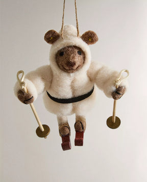 Wool Ski Bear