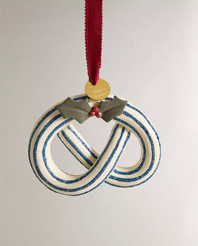 Glitter Pretzel Ornament