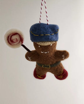Wool Gingerbread Ornament