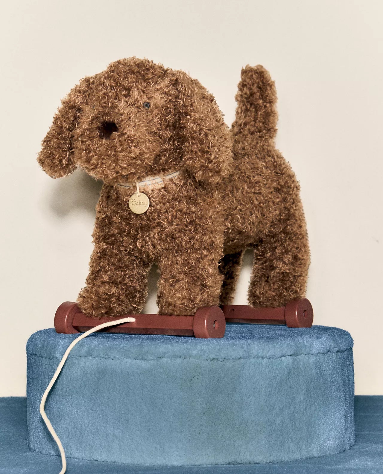 Wheeled Plush Dog
