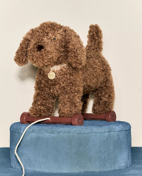 Wheeled Plush Dog