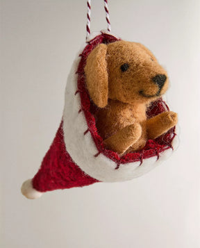 Felt Dog Ornament