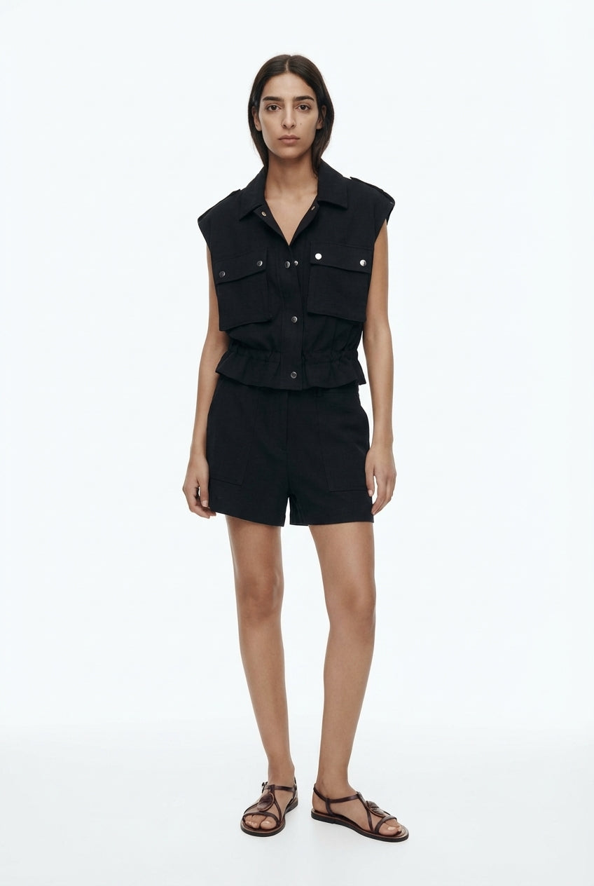 Elastic Waist Shorts