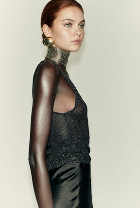 Metallic Thread Blouse