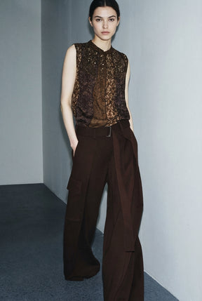 ZW COLLECTION PATCHWORK TOP