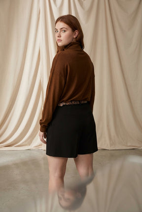 Darts Belted Bermuda Shorts