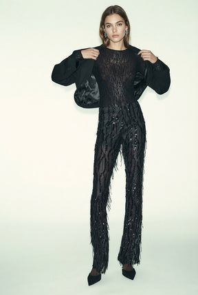 Lace Long Sleeve Top