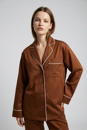 Contrast Poplin Shirt