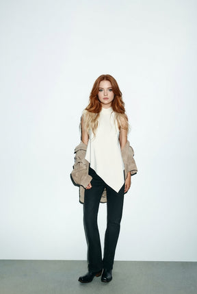 Asymmetric Halter Top